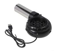 USB BBQ Blower, Adjustable, Portable Handheld Fan For Wood Fire Stove, Efficient Ignition Aid With Stainless Steel Duct For Camping And Outdoor Grilling Enthusiasts(Non-adjustable)