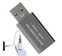 USB Blocker - Portable USB Data Blocker - Data Blocking Defender | Stable Adapter Fast Charging Long-Lasting Protector For PC Phone Devices Work Public - Support Up To Fast Charging