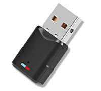 USB Bluetooth 5.3 Adapter for PS4/PS5/PC, Bluetooth Audio Dongle Plug & Play, 3Mbps Transmitter Rate, 20m Wireless Transmission Adapter for Headphone Speakers Gaming Keyboard