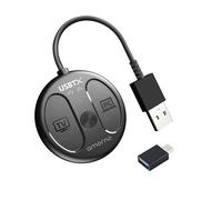 USB Bluetooth 5.4 Adapter for PC, Plug and Play, Wireless Audio Transmitter for Bluetooth Headphones & Earbuds to PS4/PS5/Switch Dock/PC/Laptop/TV, Supporting 2 Headphones Connecting