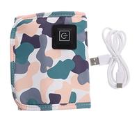 USB Bottle Heating Warmer for Bottle Car Water Bottle USB Milk Heating Bottle Warm Keeper Bottle Warmer Milk Water Bottle Universal Feeding Bottle Camouflage Cloth Travel