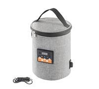 Usb Bottle Insulation Cover,Portable Adjustable Full Milk Warmer Multifunctional Wet Wipes Insulation Bag For Heating Food Round Milk Warmer