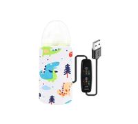 USB Bottle Warmer - 40°C-55 °C Bottle Warmer, Portable Baby Milk Bottle Warmer, Bottle Insulation, Multiple Uses Heated Constant Heating, Fit for Baby Milk Breastmilk Temperature