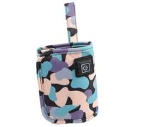 USB Bottle Warmer Cover, 10w 5v 2a Heating Sleeve | Crystal Fleece Polyester Cover, Washable Zip Opening, 1m Cable Included, for Home and On-the-go Feeding