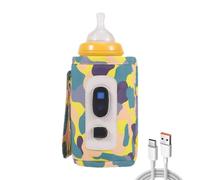 USB Bottle Warmer - Ergonomic, Compact, Insulated Cover for Digital Portable Milk, Bottle Temperature 5 Gears Feeding | Multipurpose Outdoor Indoor Utility
