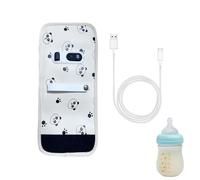 USB Bottle Warmer for Travel,Milk Drink Heat Preserver | With LCD Digital Display, Heat and Safe, Keep Fast Charging, USB Bottle Warmer