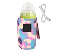 USB Bottle Warmer | Three-Speed Temperature Adjustable USB Travel Milk Heat Keeper | Nursing Bottle Warmer Pouch for Driving Camping, Travel Care
