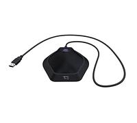 USB Boundary Conference Microphone (TG11) Microphone Capsule (for Recording and Transmitting Meetings, Integrated Pop Filter, Omnidirectional, Plug & Play, Mute, LED Display, Sturdy Metal Housing)