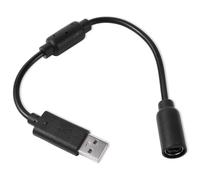 USB Breakaway Cable - Breakable USB Cord Lead - Replacement Adapter Accessory - Compatible with Xbox One, Xbox 360, Xbox Series X/S, and Logitech G920 (Black)