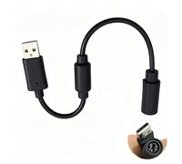 USB Breakaway Cable Compatible with Xbox 360 Controller Logitech G29 G920 | Durable replacement cord for Thrustmaster Ferrari 458 Spider, Guitar Hero, Driving Force, wired gamepad wire 28.5cm, 1 pack