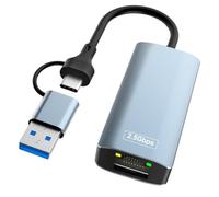 USB C 2.5G Ethernet Adapter, USB 3.0 to RJ45 2500Mbps Ethernet Network Adapter