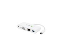 USB-C 3.1 to VGA/GIGABIT RJ45/USB-A IADAP USB31-DOCK2 Adapter
