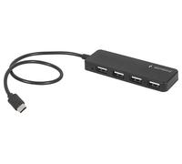 USB-C 4 Port Hub, USB-C to 4x USB-A - UHB-CM-U2P4-01