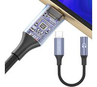 USB C ADA A Jack 3.5 mm - Audio Headphones for Digital Converter, Auxiliary Accessories Microphone | USB Type C Headset for Smartphones, Music Cable Converter, Music Cable