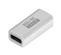 USB C Adapter 240W 80Gbps 8K Video Output For Laptops Tablets Phones With Real Time Power Display