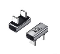 USB C Adapter 240W PD Charging 48V 5A with 8K60Hz Video Support and Ultra Fast 80Gbps Data Transfer for Various Devices (C rotary C mother U)