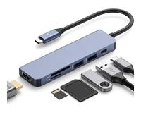 USB C Adapter 4K USB-C to HDMI 2X USB 3.0 Ports and SD/TF Cards ReadeR PD100W uk