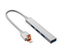 USB C Adapter - Dual Port USB and Type-C Splitter,4 Ports USB Splitter, Data USB Splitter for Cellphone, Computer, Flash Drive, Mobile HDD, Laptop, TV, Keyboard Zorq