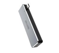 USB C Adapter Featuring Tiny Storage Card Reader 3 Port Port for Laptop Fast Data Transfer Aluminum Alloy Design C Expansion Dock