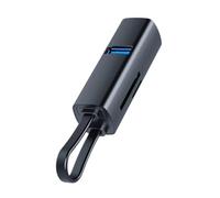 USB C Adapter with 3 USB3.0 2.0 Port Card Reader for Computer Offices Travel Use USB C Hubs