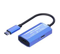 USB C AR Glasses Adapter | USB C AR Glasses Hub,Portable 100W Charger, Support 4K@60Hz, Plug and Play Adapter for Playing Game Watching Movie