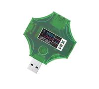 USB-C Bidirectional Current and Voltage Tester with PD/QC2.0/QC3.0 Protocol Detection, 4V-25V Range, 5A Max, 0.01V/0.01A Resolution, for Fast Charging Analysis