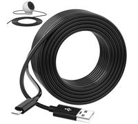 USB C Cable 10M,Extra Long Power Extension Cable Compatible with Mi Smart Camera 2K C301 C400 C500/Ring Pan-Tilt/eufy/Blink Mini/CCTV/Cinnado 2K,USB A to USB C Charging Cord for Security Cameras,Black