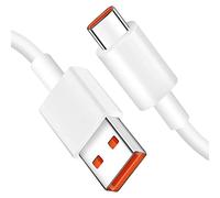 USB C Cable 1m 6A Charge Turbo Cable for XiaoMi 15T 15 14T 13T 12T 11T Pro USB Type C Fast Charging Cord Data Sync Transfer for POCO X7 M7 X6 M6 X5 F5 X4 X3 Pro Redmi Note 14/13/12/11/10/14C Pad 7 6 5