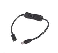 USB C Cable 20V 5A 100W Male with Power Cable with Switch for Phone
