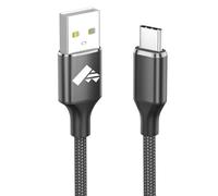 USB C Cable, 2M Fast Type-C Charger Charging Lead for Samsung S21 S20 FE Plus S10 S9 S8 A40 A50 A70 A20e A51 A71 A90 A11 A13 Note 8 9 10, Huawei P30 P20 Pro, Xperia XZ - Braided