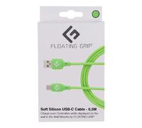 USB-C Cable covered in Green soft silicon by FLOATING GRIP (0,5M) (Electronic Ga