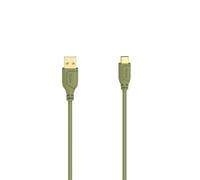 USB-C Cable "Flexi-Slim", USB 2.0, 480 Mbps, Turtle Green, 0.75 m