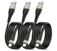 USB C Cable, USB A to USB C 3A Fast Charging (10ft 3-Pack) USB Type-C Cable Android Charge Cord USB C Charger Cable for Samsung S22 S21 S20 OnePlus LG Google Pixel iPhone 15 etc-Gold
