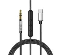 USB C Cable with Mic for Beats Studio Pro, Replacement Type C Plug with Microphone Cord for Beats Studio Pro 3 2 1, Solo 4 3 2 HD, Pro Detox, EP, Pill, Mixr, Executive Headphones ( Not for Computer! )