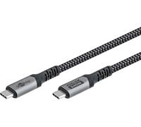 USB-C Cable with Textile Sleeve, USB4, 240W, 40Gbps 74211