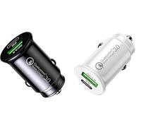USB C Car Charger-Mini Dual Port Car Cigarette Lighter usb c 12V Socket Charger-Metal USB Car Charger Adapter for I-PHONE 13 14 15 pro max SAM-SUNG S24/S23/S22 and More