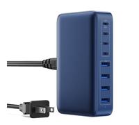 USB C Charger 200W USB C Charger Block,Upgraded GaN III 8-Port Fast Charging Station Hub,PD 65W Laptop Charging Adapter Compatible with MacBook Pro/Air,DELL,Steam Deck,iPhone 16/15/14,Galaxy S23/22