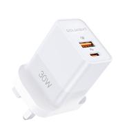 USB C Charger 30W USB C Charger Plug PD 3.0 Fast Charging Wall Plug UK Compatible with iPhone 16 Pro Max/15 Plus/14/13/12, Google Pixel 9/8/8 Pro/7/7 Pro/7a/6/6a, Galaxy S24/S23, iPad Pro/Air