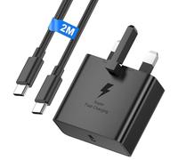 USB C Charger 45W for Samsung Fast Charger Plug and Cable 2M, Super Fast Charger USB C for Samsung Galaxy S26/S25/S24/S23 Ultra/S22 Ultra/S21/S20/S10/S9, Type C Fast Charger for Samsung Phone Charger