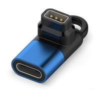USB C Charger Adapter for Coros 3/2 and For Apex 2 Pro/2, Aluminum Alloy Charging Dock Station with Type-C Interface, Compact 5V 1A POWERs Supply for Travel, Blue(Blue)