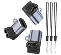 USB C Charger Adapter for Garmin Watch 3 Pack,Type-C Garmin Charging Cable Converter for Fenix E 8 7 6 5 X S Pro Solar,Forerunner 965 955 265 245 165 55,Venu SQ 3S,Instinct,Vivoactive 6 5,Epix,Quatix