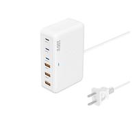 USB C Charger Block 100W Charging Station Hub 6 Port Type C Travel Charger for Multiple Devices USB C Power Strip Adapter Plug Cube Brick for iPhone 16 15 14 13 12 Pro Max,iPad,Galaxy,5ft Cord