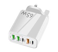 USB C Charger Block 4 Port Hub Fast Charging | Multiple Devices PD Type C Adapter for Patbet Watch Headphones Laptop | Plug Charger Station