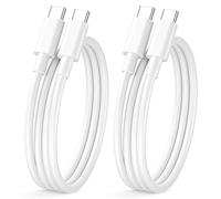 USB C Charger Cable 1M 2Pack, 60W(3A) USBC to USBC Cable Fast Charge 1M Charging cable Type C Wire USB C Lead for iPhone 17 Air 16E 17 16 15 Pro Max Plus, iPad Pro/Mini/Air, Macbook, Samsung Galaxy