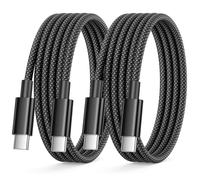 USB C Charger Cable 1M 2Pack, 60W iPhone 17 16 15 Charger cable Braided USBC to USBC Cable Type C Charger cable Fast Charging Lead USB C Wire for iPhone,Samsung S25/S24/S23/S22/S21/S20, iPad