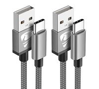 USB C Charger Cable 1M 2Pack Type C Charger Fast Charging 3A Lead Nylon Braided for Samsung Galaxy S22 S21 S20 S10 S9 S8 A12 A20e A21s A40 A51 A70,Huawei P30 P20,Google Pixel,Xiaomi,Sony Xperia,Switch