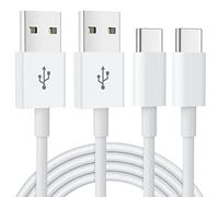 USB C Charger Cable 2Pack 3M Type C Charger Fast Charging Compatible for iPhone 17 16 15, Samsung Galaxy S24 S23 S22 S21 Note 10 9 8, Huawei, Google Pixel, Sony Xperia-White
