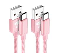 USB C Charger Cable 3M 2Pack Type C Charger Fast Charging 3A Lead Braided for Samsung Galaxy S23 S22 S21 S20 S10 S9 S8 A12 A13 A20e A21s A53 A70,Google Pixel 7 6,Huawei P30 P40,Sony Xperia,Switch,PS5