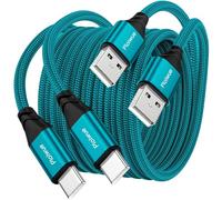 USB C Charger Cable 3M 2Pack USB A to USB C Type C Charger Fast Charging 3A Lead Braided for Samsung Galaxy S22 S21 S20,Pixel 8 7 6,PS5,Switch