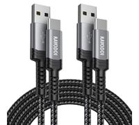 USB C Charger Cable 3M 2Pack,USB Type C Fast Charge Charger Cable Nylon Braided USB to USB C Fast Charging Cable for iphone 15 16 series, Samsung Galaxy S20 S21 Plus S22 Ultra S10 S9 A51 A71